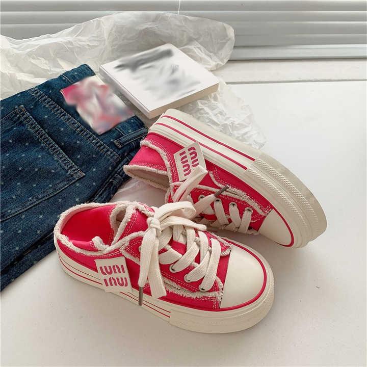 Women’s Casual Platform Canvas Slip-On Sneakers