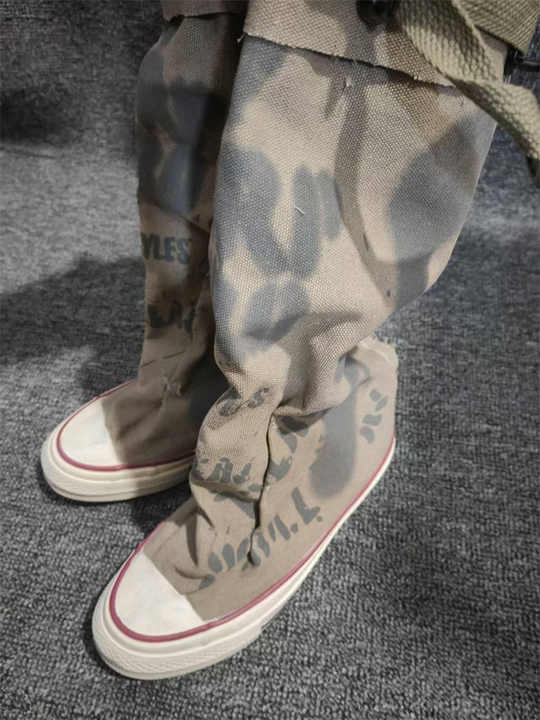 Graffiti High Top Canvas Women's Shoes