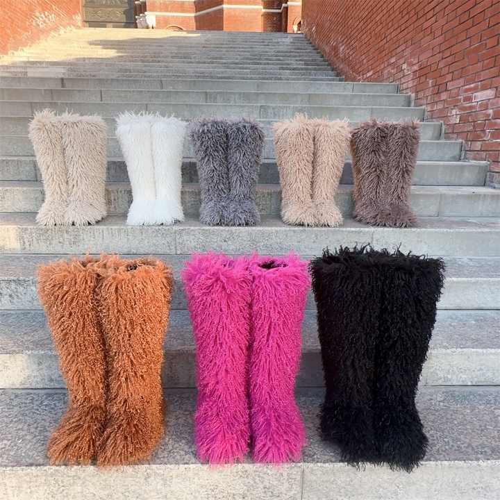 Winter Knee High Snow Boots for Women