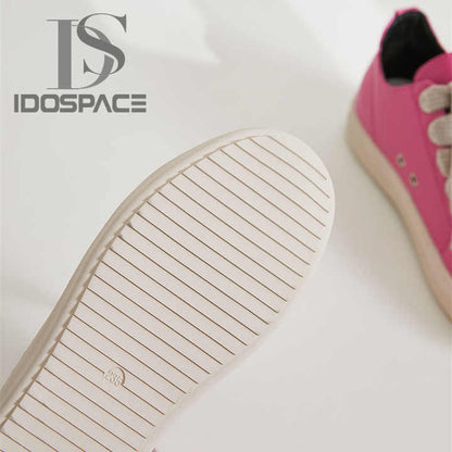 Candy‑Color Flat Sport Sneakers