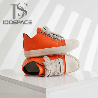 Candy‑Color Flat Sport Sneakers