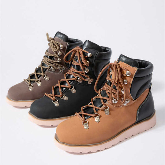 Leather Hiking & Walking Ankle Boots