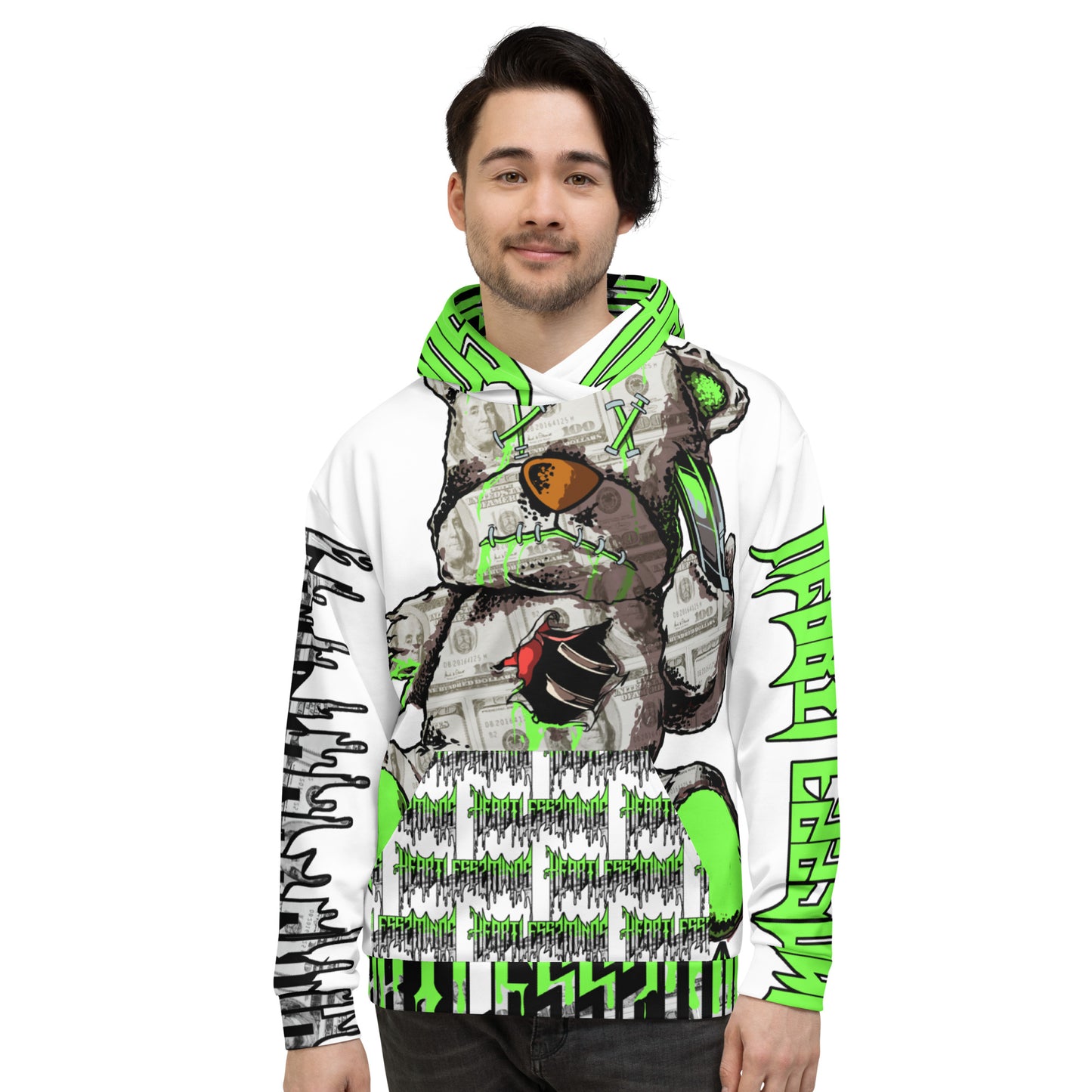 Green-White Money Bear