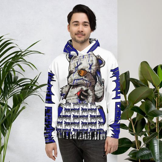 Blue-White Money Bear